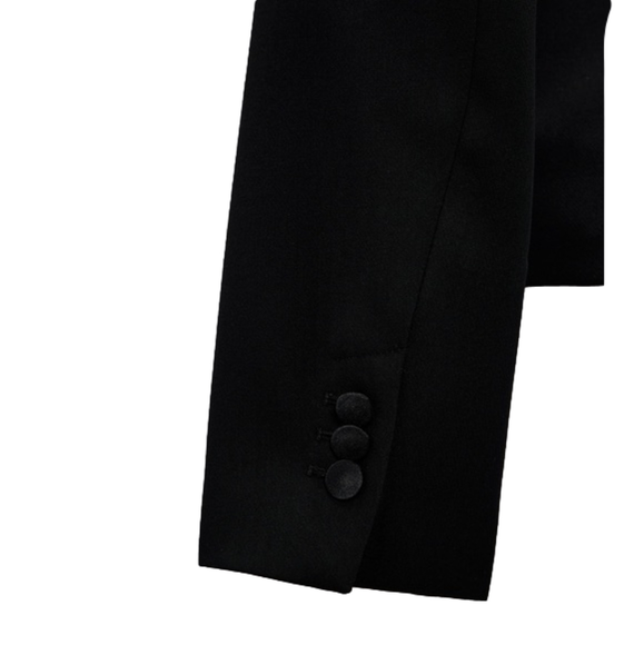 NWT Cropped Satin Effect Blazer - sold out style - Sz XS - staple - 2023 trend - Picture 5 of 8